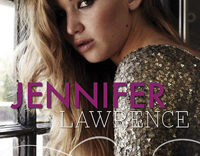 Jennifer Lawrence Layout Design