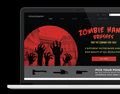 Frightography: Branding and User Interface Design