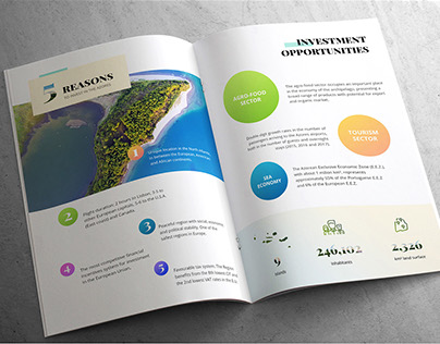 Invest in Azores Website and Brochure Redesign