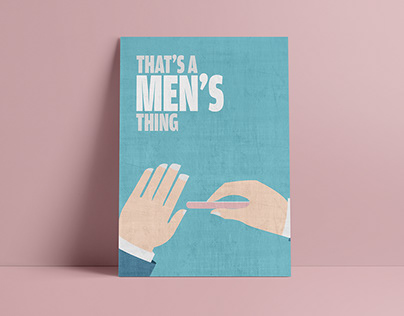 Cartelería. That is a men's thing