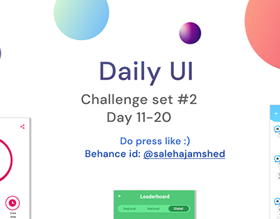 Daily UI 11-20