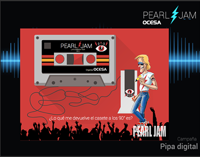 Campaña 360 digital - Pearl Jam