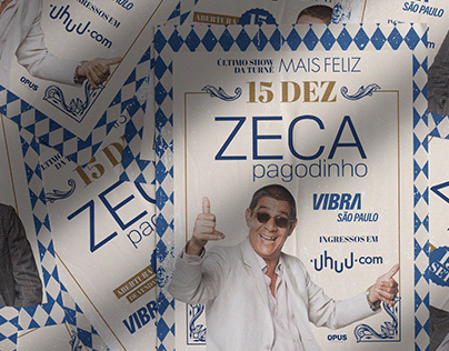 ZECA PAGODINHO Identidade Visual / Vibra São Paulo