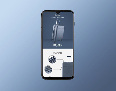 Delsey Paris Envol Product Display Page