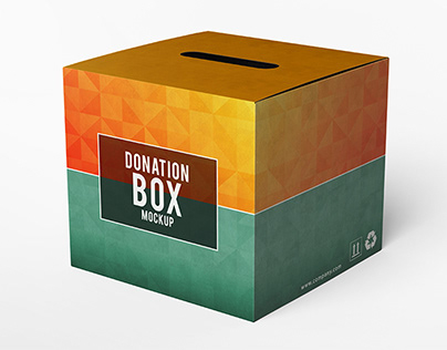 Donation Box Mock-up