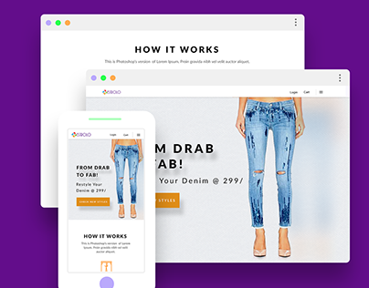 Drab-to-Fab Re-generative E-commerce Website Design