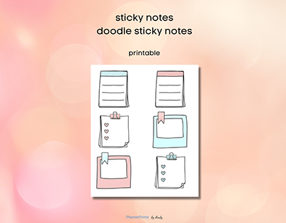 printable sticky notes