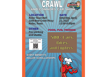 Keller Crawfish Crawl Posters