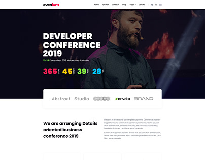 Evenium - Event and Conference Template