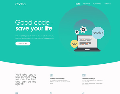 Coders web page