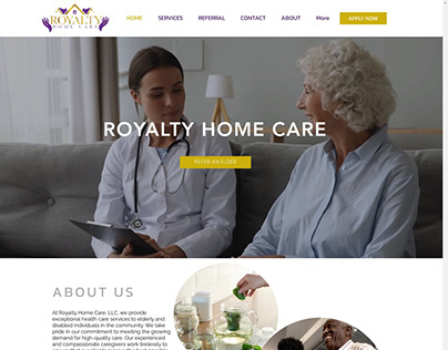Royalty Home Care Web Design