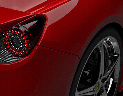 Ferrari 458 Italia_Studio_CGI_light