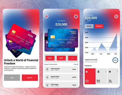 Modern Banking Redefined: Intuitive UI/UX Design