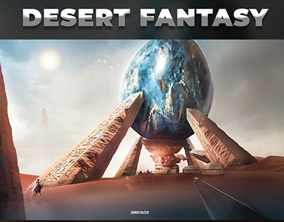 Desert fantasy #Photoshop