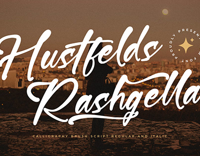 Hustfelds Rashgella - Calligraphy Brush Script