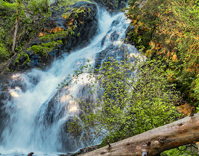 Pine Creek Waterfall - Retouch