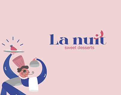 Brand Identity | La Nuit | Sweet desserts | logo