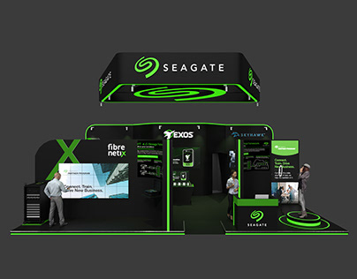 Seagate Exhibition Stand at Dubai INTERSEC 2023