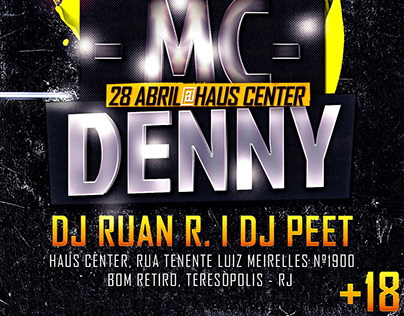 Cartaz MC Denny