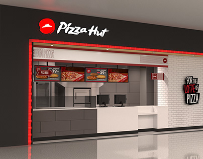 Projeto 3D - Implentação de Fachada - Pizza Hut