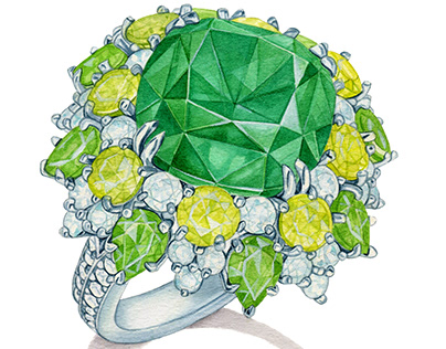 Diamond Ring Illustration