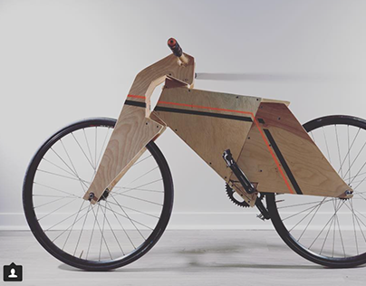 Wooden Bicycle.