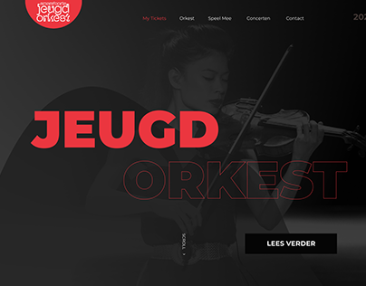 Jeugd Orkest website