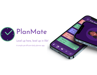 PlanMate - Daily planner App(UI/UX and Development)