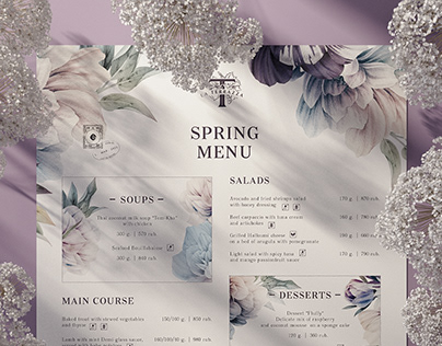 Spring menu