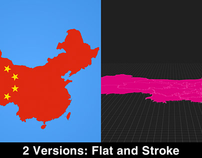 China Map Kit Animation After Effects