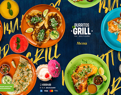 Burritos & Grill (Fotografía y Diseño)