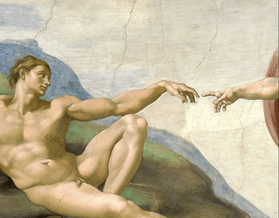 The Creation of Adam, made just for fun