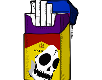 caja de cigarrillos (calca @dramsitoo)