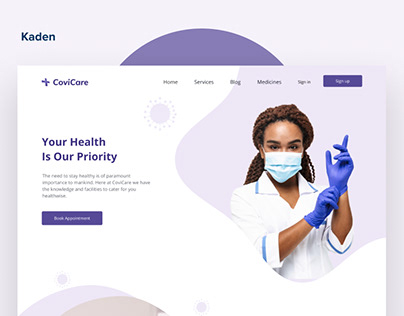 Healthcare Landing Page - Covicare