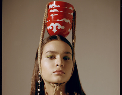 Beyond Kazakh Realism for Harper's Bazaar Cover