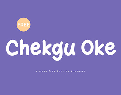 Chekgu Oke Font free for commercial use