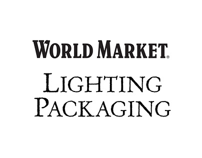 Cost Plus World Market Lighting Packaging