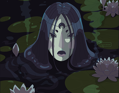 Dark Water Witch | Vector Portrait