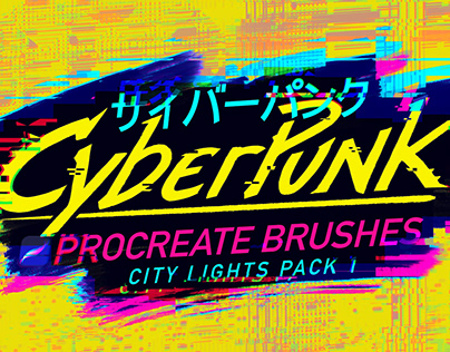 Cyberpunk Brushes for Procreate!