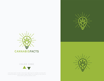 Cannabis Facts Logo dsign