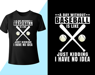 BaseBall Day T-Shirt Design