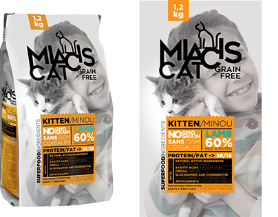 Miacis Cat Food Packaging Design