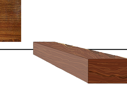 4x4 Wooden Plank - Photoshop Render