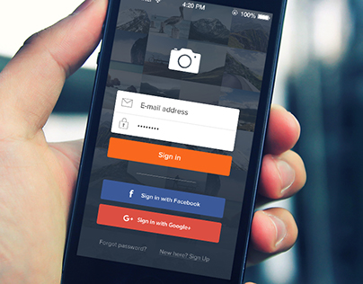Sign-in Designs Templates for iPhone