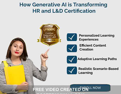 How Generative AI is changing HR and L&D Certification