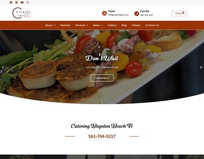 Catering CC - Food & Catering Website