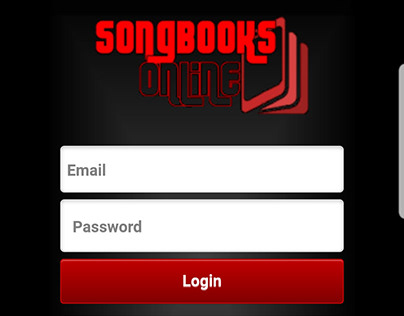 SongBooks Online - App Redesign