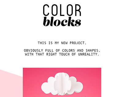 COLOR BLOCKs | unreal compositions
