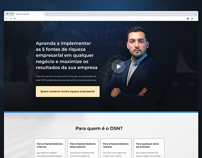 Página de vendas DSN | Felipe Cintra