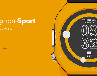 Wingman Sport - Digital Watch Concept